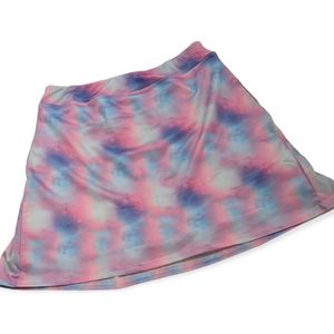 Jack Smith, pastel tie dye athletic skort. Lg